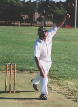 Charlie Walker bowling